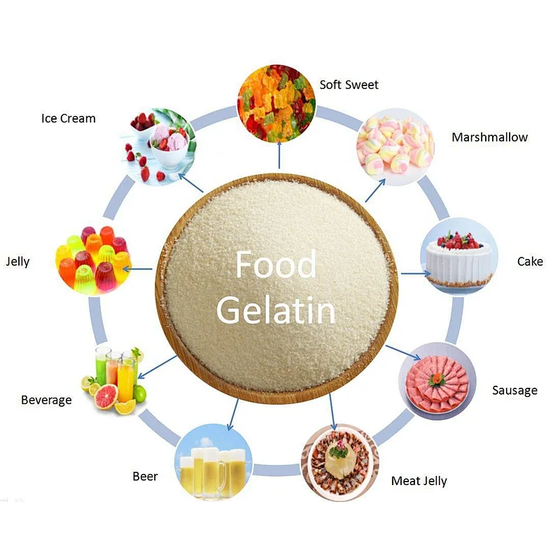 Edible Gelatin 240 Bloom Grade Gelatin Powder for Candy